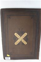 Lot 2403 - Large Victorian 'Indestructible' scrapbook -...