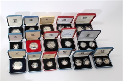 Lot 350 - G.B. The Royal Mint mixed silver proof coinage