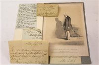 Lot 2416 - Of Duke of Wellington Interest: Collection of...