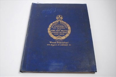 Lot 691 - Fine book - Standard uniforms and patterns of the Army, Navy, Militia, Volunteers, Civil Service, Court Dress