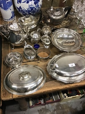 Lot 42 - Silver plated ware