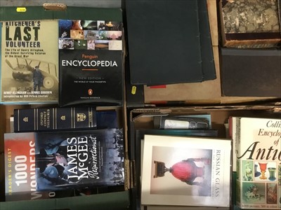 Lot 187 - Three boxes of books