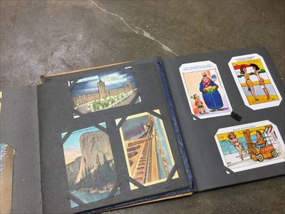 Lot 319 - Two postcard albums approximately 170