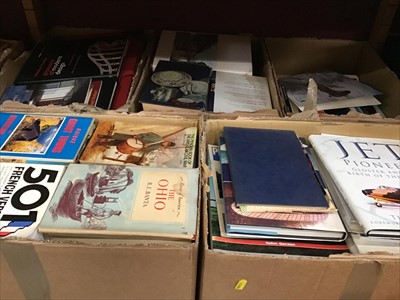 Lot 533 - Large selection of hard back reference books,...