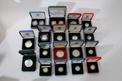 Lot 371 - World - mixed silver proof coinage