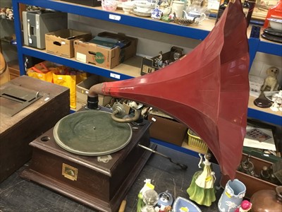 Lot 149 - H.M.V. wind-up gramophone