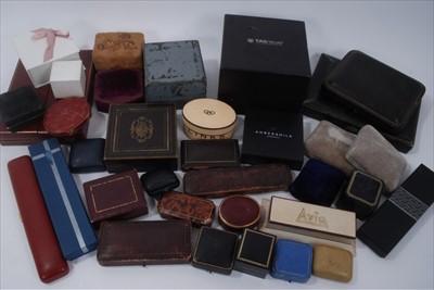 Lot 146 - Collection Victorian and later jewellery boxes