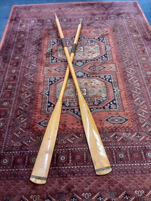 Lot 8 - Pair of oars
