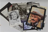 Lot 2425 - Autographs - quantity of signed printed...