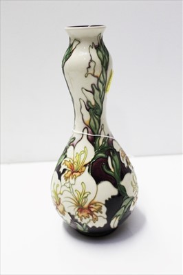 Lot 930 - Contemporary Moorcroft Pottery vase with box dated 2006