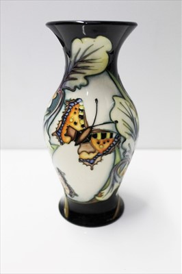 Lot 934 - Contemporary Moorcroft pottery vase dated 2006 with box