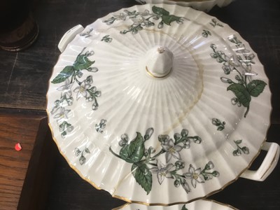 Lot 233 - Extensive service of Royal Worcester'Valencia' pattern tablewares