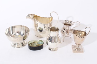 Lot 239 - Selection of miscellaneous 19th/Early 20th century silver.