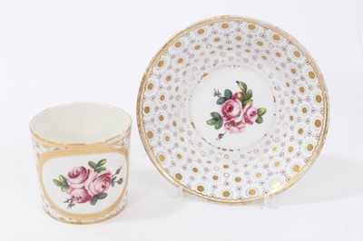 Lot 52 - 18th century Sevres cabinet cup and saucer