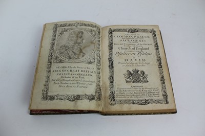 Lot 1088 - The book of common prayer, London 1717, good contemporary binding