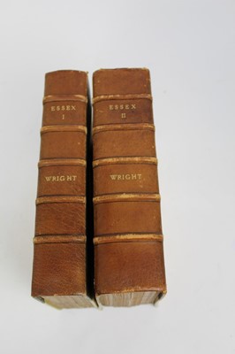 Lot 1087 - Thomas Wright- The history and Topography of the County of Essex, Virtue 1836