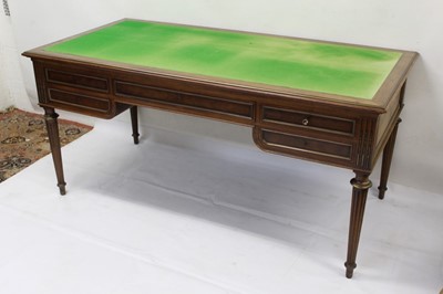 Lot 1273 - Good late 19th century French walnut desk