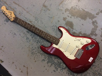 Lot 480 - Fender Squire Strat junior guitar