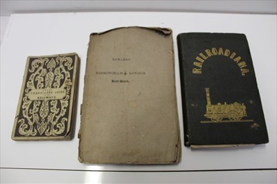 Lot 1116 - Railway Books Railroadiana A New History of England 1838, published by Simpkin, Marshall and Co London, Every Traveller's Guide to the Railway, Henry Tuck, 1843 publisher Railway Times Office, R...