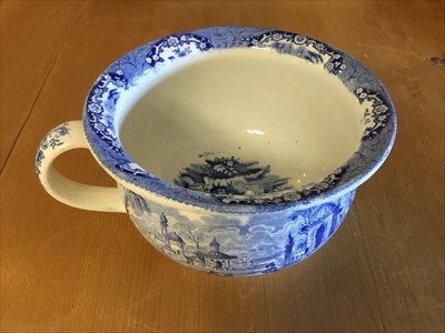 Lot 172 - Victorian transfer printed child's chamber pot