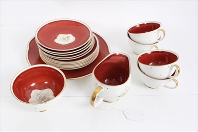 Lot 995 - Susie Cooper Azalea pattern tea set