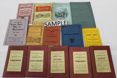 Lot 1119 - A box of travel and touring books, maps, guides etc.