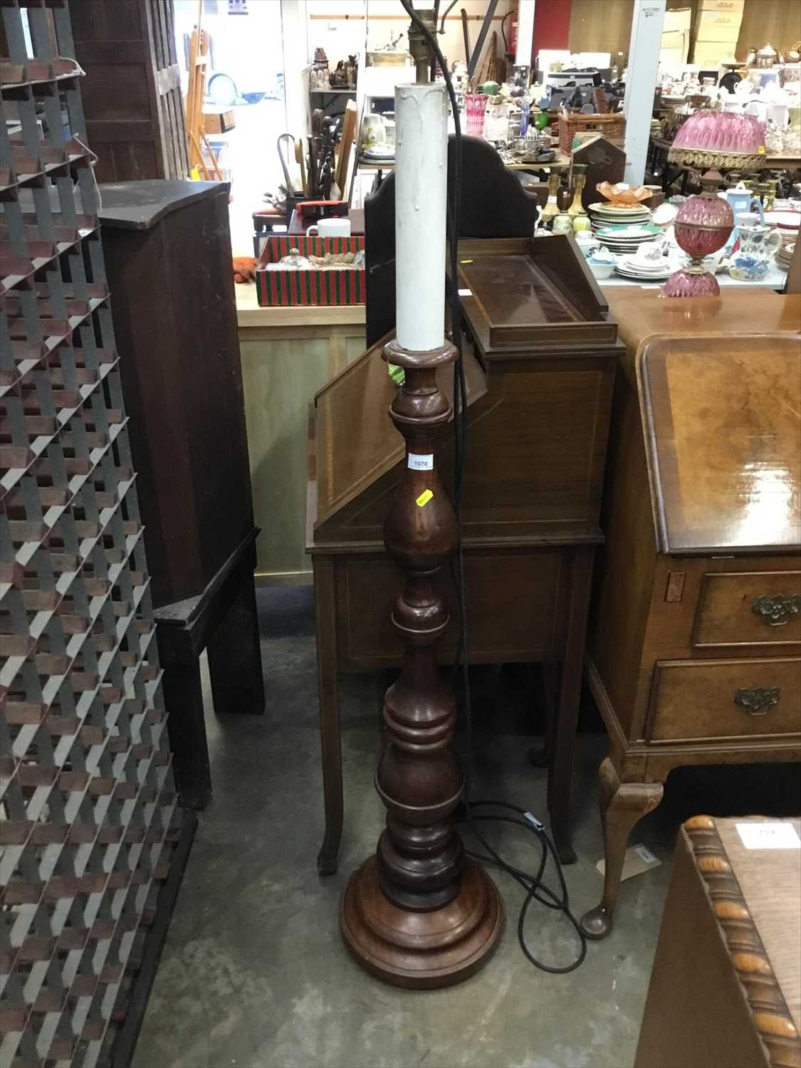 Lot 18 - Ecclesiastical style standard lamp