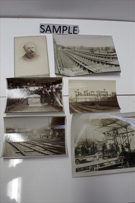 Lot 1123 - Railway - Selection of Victorian photographs