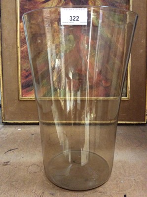 Lot 322 - Large hand blown glass vase