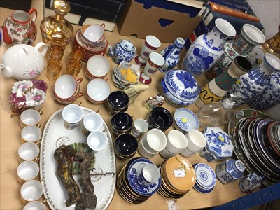 Lot 341 - Large collection of mostly oriental china, other sundries etc