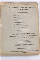 Lot 2461 - Book: John Soane Plans Elevations and Sections...