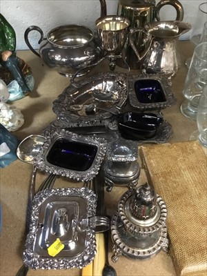 Lot 223 - Group silver plated items