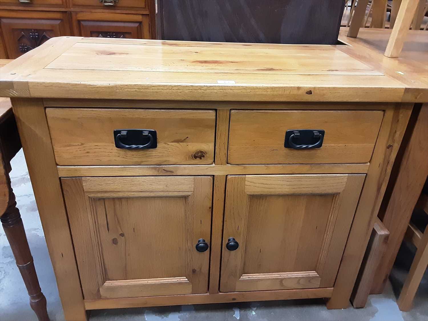 Lot 951 - Light oak sideboard