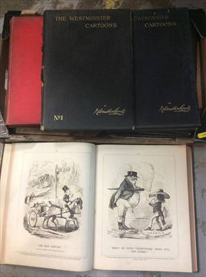 Lot 470 - The Westminster Cartoons by Carothers-Gould,7 vols, other punch illustrations