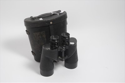 Lot 680 - Pair of Second World War American binoculars by Bausch & Lomb, dated 1941, together with another pair of binoculars by Taylor - Hobson, dated 1941 (2 pairs)