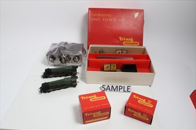 Lot 1399 - Railway Hornby 0 gauge Tank goods set  No.40 boxed, 00 gauge Princess Elizabeth unboxed locomotive plus boxed operating