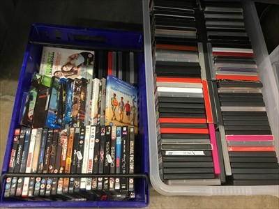 Lot 178 - Large collection of DVD's - two boxes