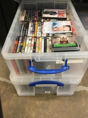 Lot 179 - Large collection of DVD's - two boxes