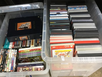Lot 180 - Large collection of DVD's - two boxes