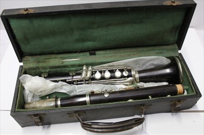 Lot 1759 - Clarinet in case