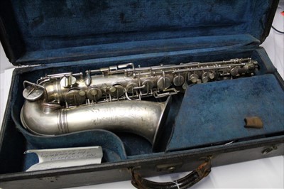 Lot 1760 - Saxophone in case