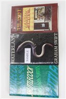 Lot 2576 - Books: Graham Swift - ten works - Waterland,...