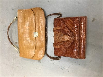 Lot 262 - Two crocodile handbags
