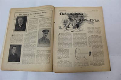Lot 1208 - Television  A Monthly Magazine The World's First Television Journal 1928 First Edition.