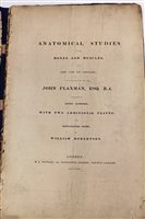 Lot 2462 - Book: Flaxman Anatomical Studies 1833, binding...