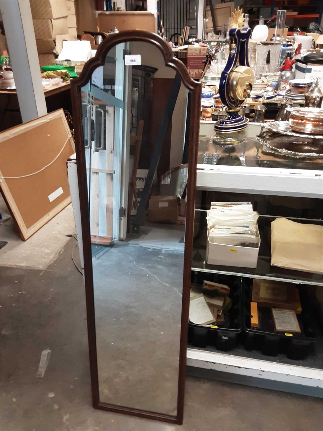 Lot 966 - Oak framed dressing mirror and a gilt framed mirror