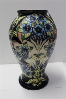 Lot 938 - Moorcroft Pottery Profusion pattern vase, ltd. ed. 77/100