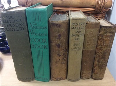 Lot 424 - Six antique and later cookery books