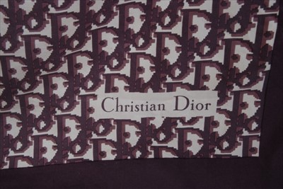 Lot 1695 - 1970s Vintage Designer umbrella and silk scarf by Christian Dior