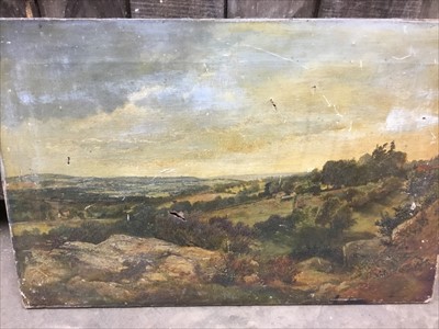 Lot 266 - Edward Adveno Brooke (1821-1910) oil on canvas landscape, two other oils